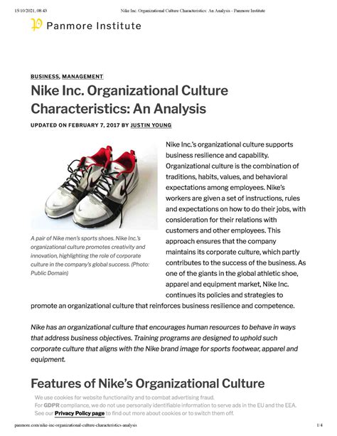 Nike company culture: A complete breakdown of the  